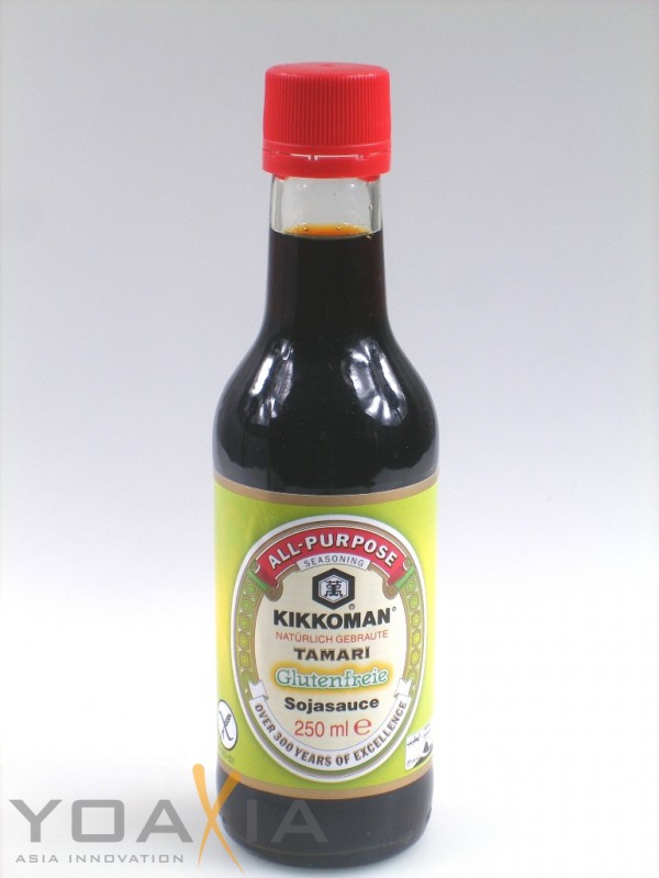 [ 250ml ] KIKKOMAN Tamari Glutenfreie Sojasauce / Soja